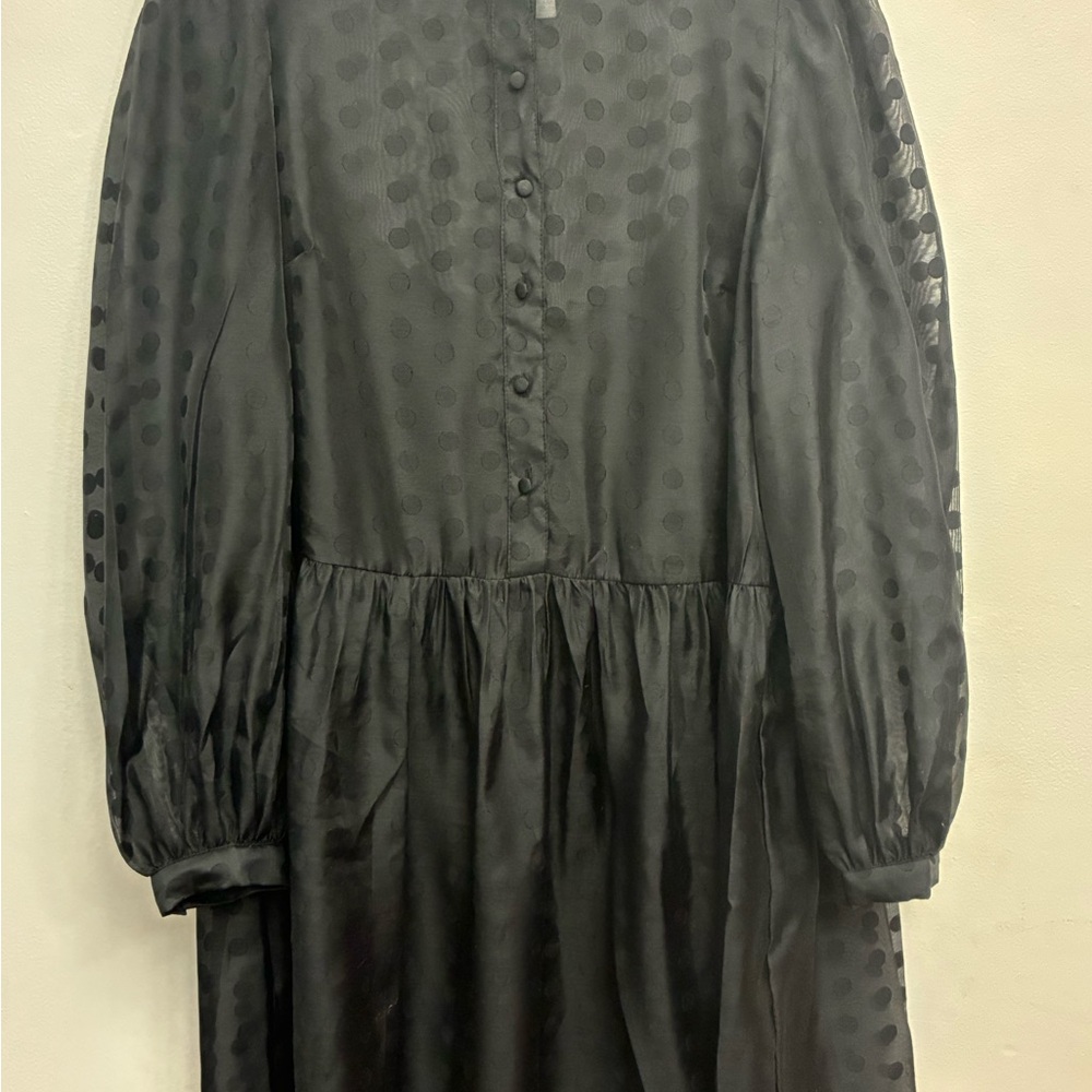 H&M Black Long Sleeve Dress